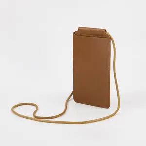 Винтажная кожаная женская сумка для мобильного телефона с логотипом на заказ, мини-чехол для телефона в стиле ретро для iPhone 15, 13, 11, 12, 14