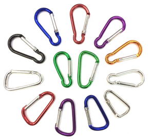 Mousqueton en aluminium de couleur arc-en-ciel en forme de poire mousquetons crochet de suspension pour sac à dos - Product Image 6