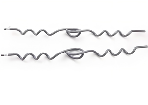 Proveedor y fabricante de accesorios eléctricos Desviador de vuelo de aves para líneas eléctricas Cable Aislador de metal Varilla espiral preformada - Product Image 2