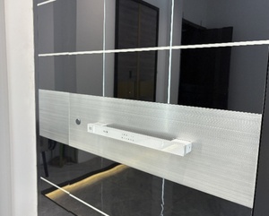 Tùy Chỉnh Tempered Glass Đúc Nhôm Cửa Cho Biệt Thự Sân Khách Sạn Ngoài Trời Căn Hộ Trường Ăn Uống Hội Trường Sử Dụng - Product Image 1