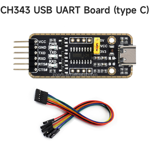 Ch343g <span class=keywords><strong>USB</strong></span> để UART TTL mô-đun đa giao diện Micro mini Type-A Type-C nối tiếp chuyển đổi cho Raspberry Pi - Product Image 3