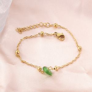 Dijes de Acero Inoxidable con Baño de Oro de 18K para la Creación de Pulseras DIY, Pulsera Italiana con Dijes, Pulsera de Cristal para Mujer - Product Image 6