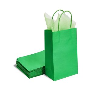 Small Gift Bags with Handles <b>Tissue</b> Paper for Holiday Birthday <b>Wedding</b> Baby Shower Party Favors Goodies Recyclable Paper Bags - Product Image 5