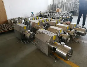 Sauce Paste emulsifying Tank mixing equipment stainless steel 304 316L top mount homogenizer emulsifier