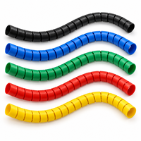 Protection flexible en spirale pour tuyau hydraulique, enveloppe de protection pour les bras articulés et les bras de levage des chargeuses sur pneus