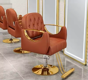 Chaise de coiffure réglable et rotative en PU pour salons de coiffure - Product Image 4