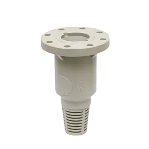 Chine haute qualité type de ressort valve de pied en plastique 1/2 "pph filtre de valve de pied