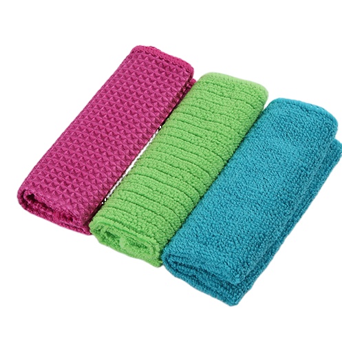 3 pcs निजी लेबल microfiber कपड़ा रसोई तौलिया सेट रसोई कपड़ा