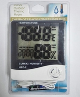 Thermomètre hygromètre numérique pour mesurer la température et l'humidité intérieure et extérieure
