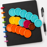Discos Discbound de Aluminio y Plástico de 32 mm A4/A5/A6 para Cuadernos, Diarios y Álbumes de Hojas Sueltas