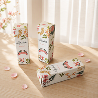 Boîte en carton personnalisée de luxe pour l'emballage de produits cosmétiques, emballage écologique, boîte pour rouges à lèvres, vernis à ongles, flacons