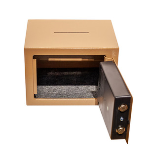 Caja Fuerte Mini de Acero 17E EL con Teclado Digital y Llave para Almacenamiento en Casa, Oficina u Hotel - Product Image 3