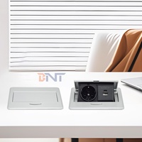 Smart Desktop-Popup-Socket-Erweiterungs adapter nach EU-Standard USB A C-Steckdosen für Konferenz tische IP44-Ebene