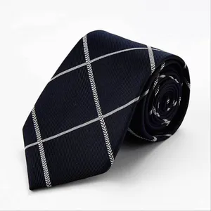 Necktie ClassicシルクTie男性Woven Jacquard NeckためTies男