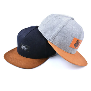 Gorra de Hip Hop con Parche de Cuero con Letras y Logotipo Personalizado, Marca de Lujo, 100% Algodón, Diseño a Todo Color - Product Image 3