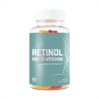 Gommes de vitamines diététiques OEM/ODM/OBM biotine rétinol pour la santé des cheveux, de la peau des ongles et des os