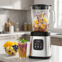 1200W Tafelblender Smoothie Juicer Blender IJskruiser Plastic Kleur RMD Touch Control Huishoudelijk Keukenapparaat
