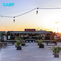 Remorque de nourriture, cuisine entièrement équipée, camion de barbecue, restaurant, camion de nourriture avec cuisine complète mobile café kebab van