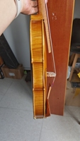 Violon de style baroque 4/4, table en épicéa, dos en érable flammé, touche en ébène, personnalisation en environ 35 jours