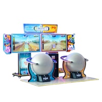 Machine de jeu de sport interactive à deux joueurs avec billets à racheter pour les salles d'arcade/centres sportifs