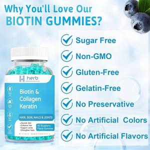 Gomitas de Colágeno de Marca Privada ODM/OEM con Vitamina C, Suplemento de Péptidos de Colágeno Hidrolizado para el Apoyo de una Piel Saludable - Product Image 6