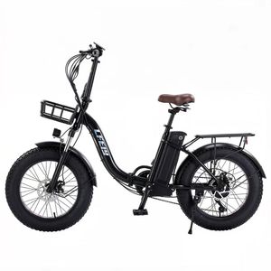 Vélo électrique pliable avec pneus de 20 * 4 pouces, batterie au lithium 48V18AH, cadre en alliage d'aluminium - Product Image 2
