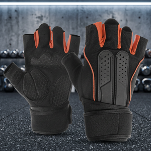 Guantes de Cuero para Levantamiento de Pesas, Transpirables, para Entrenamiento, Fitness, Culturismo y Ejercicio en el Gimnasio - Product Image 2