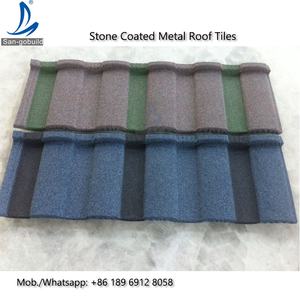 Feuille de toit en métal surdimensionné de 60mm, carreaux revêtus, pierre de toit, bon marché, Pakistan, malaisie et polynie française - Product Image 2