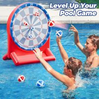 Jeu de fléchettes gonflable géant personnalisé pour enfants, jeu de cible extérieur écologique pour la cour avec balles collantes