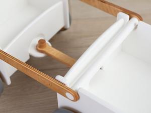 Wagon d'apprentissage en <span class=keywords><strong>bois</strong></span> souple personnalisé pour bébé Voiture jouet à pousser pour enfants avec rangement - Product Image 5