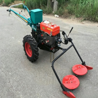 Nuevo Tractor Agrícola Diésel de 10hp de Gran Venta con Cosechadora de Cacahuetes, Arado de Discos y Arado de Flecha para Transporte
