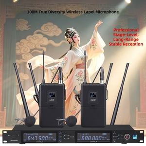True Diversity One-to-two Wireless Microphone <strong>Headset</strong>, Head-mounted Lapel and Chest Microphone Set for Live Streaming, - Product Image 3