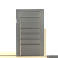 Persianas Modernas Europeas de Aluminio Bieye con Función Antirrobo para Ventanas Exteriores de Dormitorios - Diseño Fijo