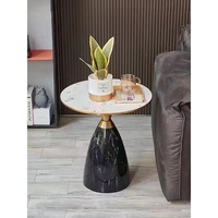 Table basse moderne simple et luxueuse en bois pour salon, canapé, balcon, appartement de petite taille, ardoise