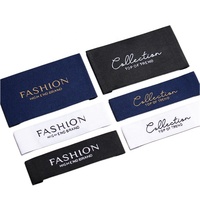 Étiquettes tissées personnalisées pour vêtements, étiquettes tissées en damassé, étiquettes de vêtements pour marques de vêtements, sacs et sacs à main