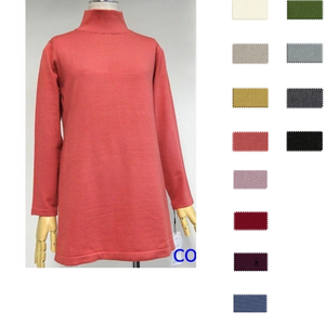 Tricot polyvalent Design simple Tunique Longueur Dames Hiver Pulls à col roulé pour femmes - Product Image 2