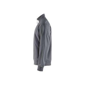 BLAKLADER - 336911589400L Sweat avec demi-zip Gris-EAN 7330509466353 WORK HOODIES - Product Image 4