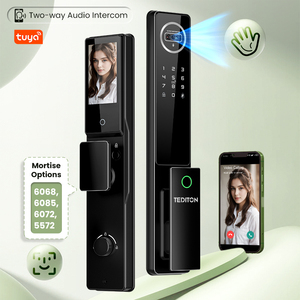Tediton Biometrische Digitale Deurbel Tuya Wifi Fotocamera Vingerafdruk Smart Lock met Gezichtsherkenning Deurvergrendeling - Product Image 1