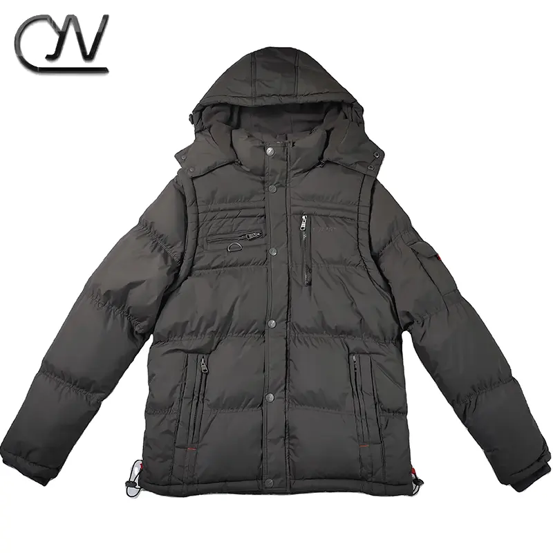 Chaqueta De Invierno Long Coat Puffer Winter Long Sleeve Warm Jacket Custom Clothing Ropa De Invierno Black Men Trapstar Jacket