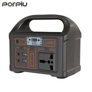 เครื่องสำรองไฟฟ้าแบบพกพา PORPIU มัลติฟังก์ชั่น 100W 76.8wh มินิยูพีเอส พร้อมแผงโซลาร์เซลล์สำหรับชาร์จ พลังงานทดแทน - Product Image 1