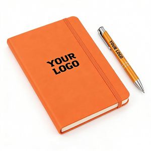 Wholesale <b>Diary</b> Customizable Printed Brand Logo Journal Notebook Promotion <b>Custom</b> Pu School A5 Notebooks - Product Image 1