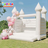 Château Gonflable Blanc Castillo – Maison de Rebond pour Mariages, Enfants et Adultes