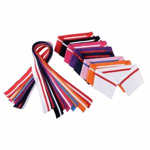 Ribete de Punto Plano de Poliéster y Elastano para Cuello de Polo, Ribete de Punto a Rayas de Colores para Puños, Cintura y Dobladillo Inferior - Product Image 1