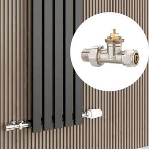 Vanne droite préréglée <span class=keywords><strong>de</strong></span> température <span class=keywords><strong>de</strong></span> joint interne fileté en gros pour <span class=keywords><strong>radiateur</strong></span> <span class=keywords><strong>de</strong></span> chauffage - Product Image 2