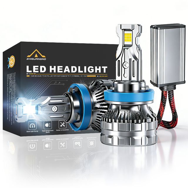 ZIGOCAR High Power 160W H1 H4 H7 H13 H11 9005 9006 9012 Auto LED Headlights 12V Super Bright Car LED Headlight Bulb