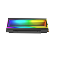 Dissipateur thermique M.2 SSD 2280 ARGB Phantom Color, dissipateur thermique tout en aluminium M.2, gilet de refroidissement NVMe