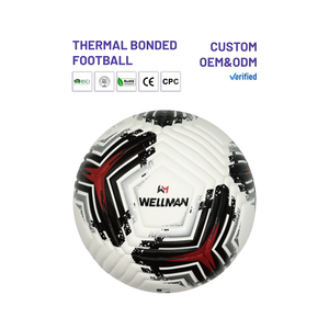 Pallone da <span class=keywords><strong>Calcio</strong></span> Taglia 5, Design Termosaldato Senza Cuciture, Presa Testurizzata, Certificato CE, Livello Lega, per Allenamento e Competizione, WELLMAN Football - Product Image 1