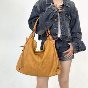 Bolsos de mensajero de alta calidad para mujer, bolsos de hombro de gran capacidad para mujer, bolsos cruzados de cuero pu, bolsos de mano Retro elegantes para mujer - Product Image 1