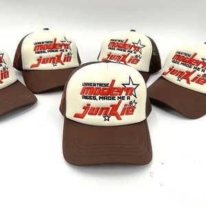 Gorra Trucker Unisex de 5 Paneles con Malla, Logotipo Bordado, Ajustable, para Deportes al Aire Libre y Protección Solar - Product Image 3