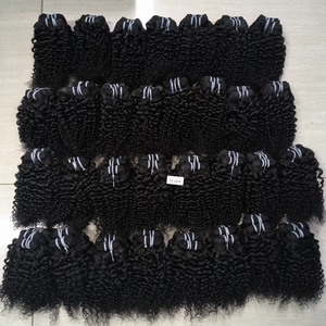 Letsfly ขายส่งผมแท้ 100% แบบม้วนหยิกขนาด 12 นิ้ว ผมบราซิลเวอร์จิ้นสำหรับต่อผม มีสินค้าในสต็อก - Product Image 1